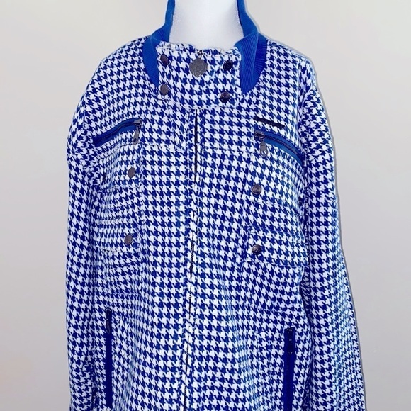 Live Mechanics houndstooth bomber jacket - Picture 7 of 15